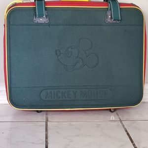 Mickey Mouse suitcase.